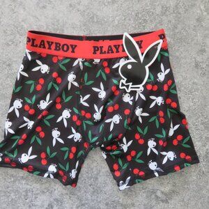 (#109) PLAYBOY Bunny Boxer Brief Underwear Men’s Size Small